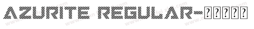 Azurite Regular字体转换